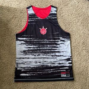 Nike Basketball Jersey - Black/Red (Size L)